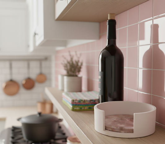 porta sottobicchieri, decorazione vino, vino, resina, resin, resina ecologica, regalo