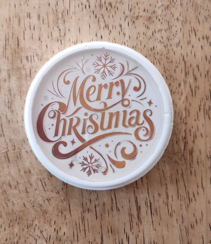 sottobicchieri in resina ecologica e epossidica con scritta merry christmas, edizione limitata, relax, idea regalo, natale