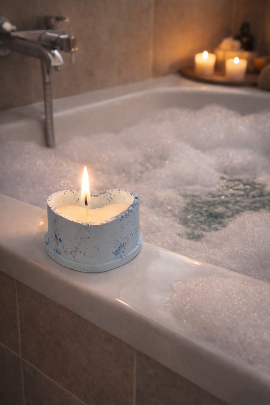 candela, cera di soia, profumo, relax, arredamento, calore, casa