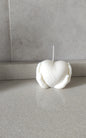 candela, profumo, vaniglia, cuore, mani, regalo, cura, bomboniere, bomboniera