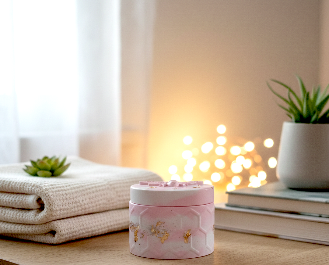 candela, cera di soia, vaniglia, profumo, relax, arredamento, bomboniera