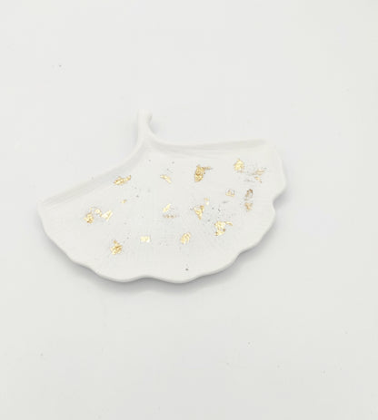 Foglia di Ginkgo, svuotatasche, resina ecologica, azzurro chiaro, resina,  resin, regalo, battessimo, comunione, cresima, matrimonio, bomboniera, regalo, bomboniere