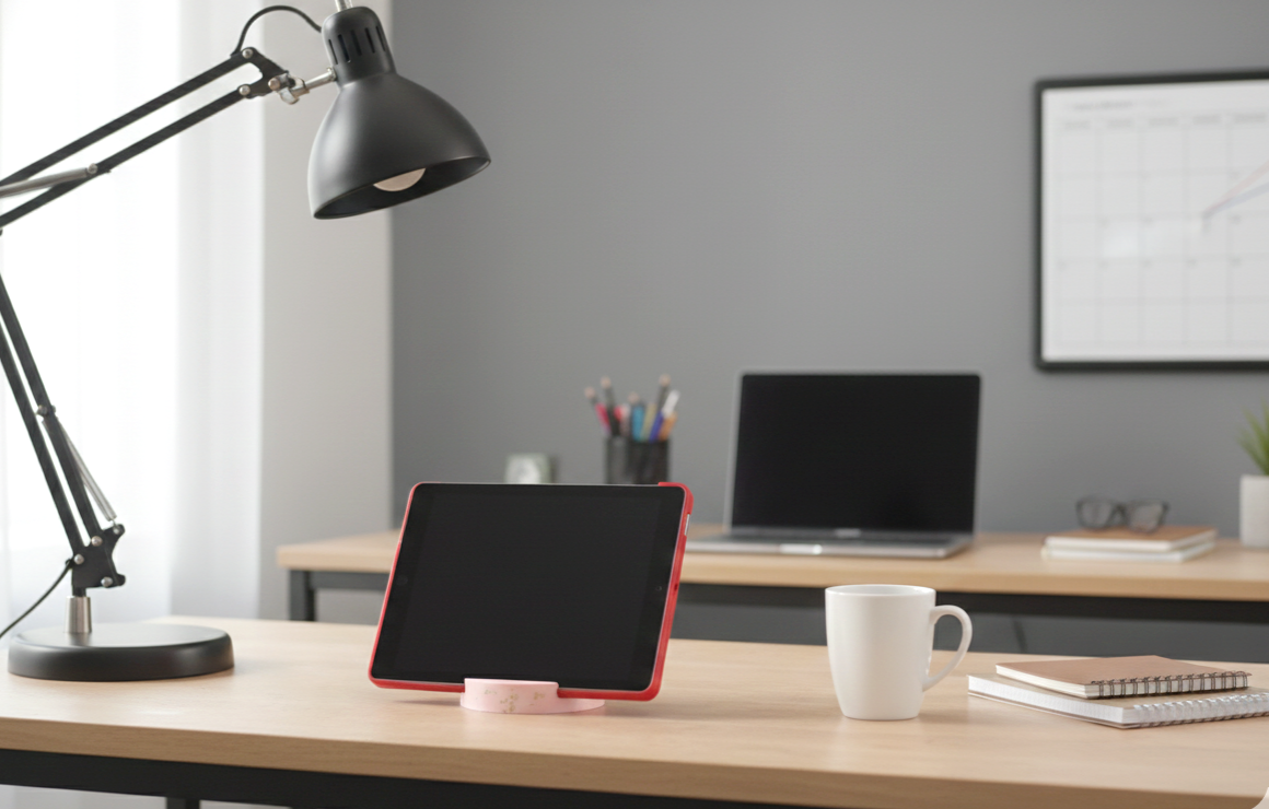 supporto per telefono in resina ecologica, relax, utile, casa, ufficio, scrivania, idea regalo, lavoro, natale