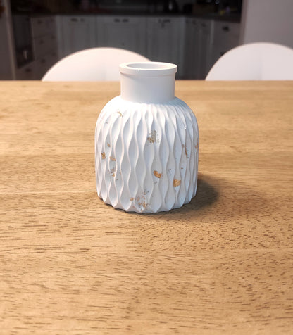 vaso, onde, centrotavola, porta diffusori, aroma, regalo, natale, originale, pezzi unici