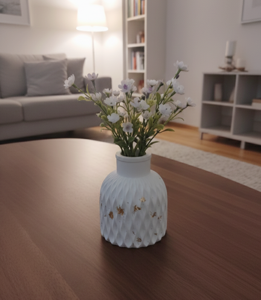 vaso, onde, centrotavola, porta diffusori, aroma, regalo, natale, originale, pezzi unici