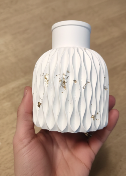 vaso, onde, centrotavola, porta diffusori, aroma, regalo, natale, originale, pezzi unici