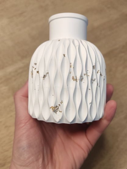 vaso, onde, centrotavola, porta diffusori, aroma, regalo, natale, originale, pezzi unici